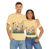 Wildflowers, Graphic T-Shirts for Women, Floral Shirt, Womens Short Sleeve, Ladies Graphic Tees #5108TTS