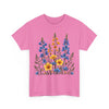 Wildflowers, Graphic T-Shirts for Women, Floral Shirt, Womens Short Sleeve, Ladies Graphic Tees #5121TTS