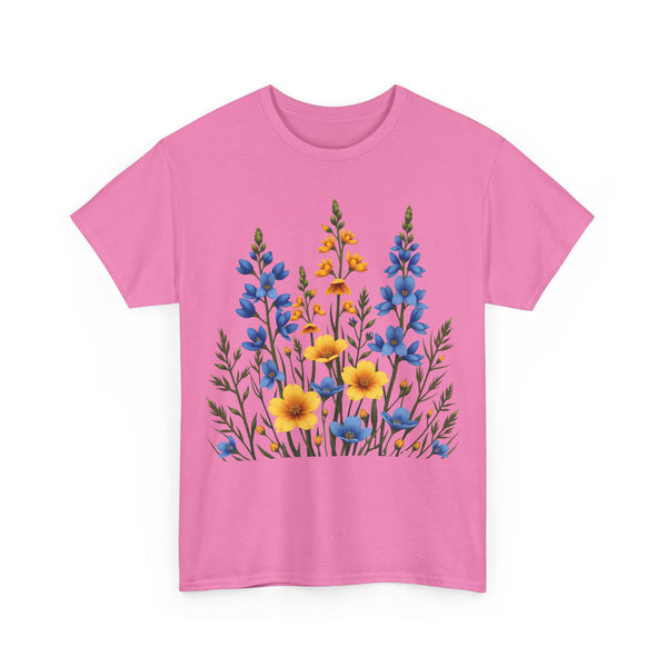 Wildflowers, Graphic T-Shirts for Women, Floral Shirt, Womens Short Sleeve, Ladies Graphic Tees #5121TTS