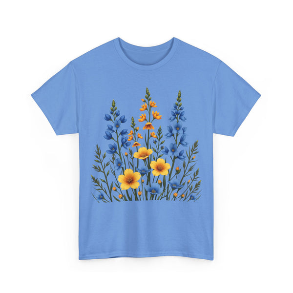 Wildflowers, Graphic T-Shirts for Women, Floral Shirt, Womens Short Sleeve, Ladies Graphic Tees #5121TTS