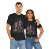Wildflowers, Graphic T-Shirts for Women, Floral Shirt, Womens Short Sleeve, Ladies Graphic Tees #5124TTS