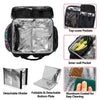 insulated inside picnic basket with dividers and pockets