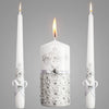 Wedding Unity Candle Set with Flames