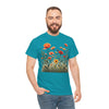 Wildflowers and Orange Roses, Graphic T-Shirts for Women, Floral Shirt, Womens Short Sleeve, Ladies Graphic Tees #5045TTS