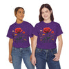 Wildflowers and a Red Rose, Graphic T-Shirts for Women, Floral Shirt, Womens Short Sleeve, Ladies Graphic Tees #5007TTS