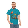 Wildflowers and Orange Roses, Graphic T-Shirts for Women, Floral Shirt, Womens Short Sleeve, Ladies Graphic Tees #5046TTS