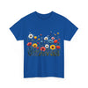 Wildflowers, Graphic T-Shirts for Women, Floral Shirt, Womens Short Sleeve, Ladies Graphic Tees #5114TTS