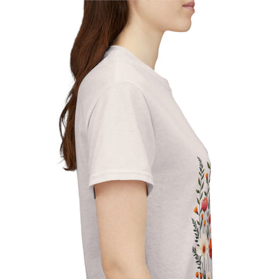 Wildflowers, Graphic T-Shirts for Women, Floral Shirt, Womens Short Sleeve, Ladies Graphic Tees #5110TTS