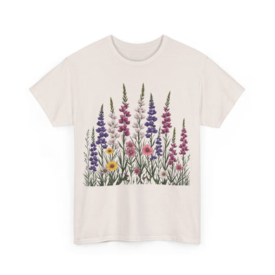 Wildflowers, Graphic T-Shirts for Women, Floral Shirt, Womens Short Sleeve, Ladies Graphic Tees #5124TTS