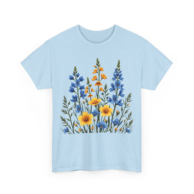 Wildflowers, Graphic T-Shirts for Women, Floral Shirt, Womens Short Sleeve, Ladies Graphic Tees #5121TTS