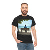 Have You Forgiven Your Ex?  Man on Bench Looking at Waves, Forgiving T-Shirt, Forgiveness, Relationship Healing Top #5005STS