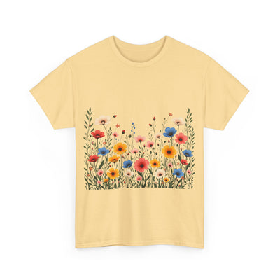 Wildflowers, Graphic T-Shirts for Women, Floral Shirt, Womens Short Sleeve, Ladies Graphic Tees #5106TTS