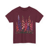 Wildflowers, Graphic T-Shirts for Women, Floral Shirt, Womens Short Sleeve, Ladies Graphic Tees #5118TTS