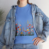 Wildflowers, Graphic T-Shirts for Women, Floral Shirt, Womens Short Sleeve, Ladies Graphic Tees #5104TTS