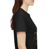 Wildflowers and a Red Rose, Graphic T-Shirts for Women, Floral Shirt, Womens Short Sleeve, Ladies Graphic Tees #5007TTS