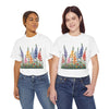 Wildflowers, Graphic T-Shirts for Women, Floral Shirt, Womens Short Sleeve, Ladies Graphic Tees #5120TTS