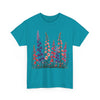 Wildflowers, Graphic T-Shirts for Women, Floral Shirt, Womens Short Sleeve, Ladies Graphic Tees #5118TTS
