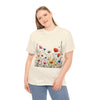 Wildflowers, Graphic T-Shirts for Women, Floral Shirt, Womens Short Sleeve, Ladies Graphic Tees #5109TTS