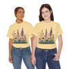 Wildflowers, Graphic T-Shirts for Women, Floral Shirt, Womens Short Sleeve, Ladies Graphic Tees #5125TTS