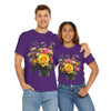 Wildflowers and Pink & Yellow Roses, Graphic T-Shirts for Women, Floral Shirt, Womens Short Sleeve, Ladies Graphic Tees #5143TTS