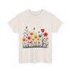 Wildflowers, Graphic T-Shirts for Women, Floral Shirt, Womens Short Sleeve, Ladies Graphic Tees #5115TTS