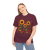 Sunflowers & Wildflowers, Graphic T-Shirts for Women, Floral Shirt, Womens Short Sleeve, Ladies Graphic Tees #5154TTS
