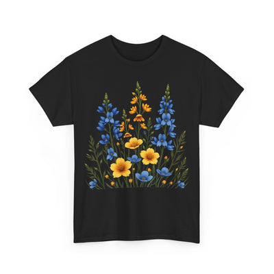 Wildflowers, Graphic T-Shirts for Women, Floral Shirt, Womens Short Sleeve, Ladies Graphic Tees #5121TTS