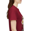 Wildflowers and Pink & Yellow Roses, Graphic T-Shirts for Women, Floral Shirt, Womens Short Sleeve, Ladies Graphic Tees #5145TTS