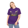 Wildflowers and White Roses, Graphic T-Shirts for Women, Floral Shirt, Womens Short Sleeve, Ladies Graphic Tees #5039TTS