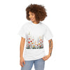 Wildflowers, Graphic T-Shirts for Women, Floral Shirt, Womens Short Sleeve, Ladies Graphic Tees #5104TTS