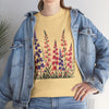Wildflowers, Graphic T-Shirts for Women, Floral Shirt, Womens Short Sleeve, Ladies Graphic Tees #5118TTS