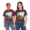 Have You Forgiven Your Ex?  Woman on Bench Looking at Waves, Forgiving T-Shirt, Forgiveness, Relationship Healing Top #5002STS