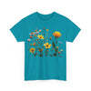 Wildflowers and a Yellow Rose, Graphic T-Shirts for Women, Floral Shirt, Womens Short Sleeve, Ladies Graphic Tees #5009TTS
