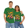 Wildflowers and Pink & Yellow Roses, Graphic T-Shirts for Women, Floral Shirt, Womens Short Sleeve, Ladies Graphic Tees #5140TTS