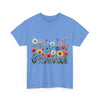 Wildflowers, Graphic T-Shirts for Women, Floral Shirt, Womens Short Sleeve, Ladies Graphic Tees #5114TTS