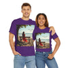Have You Forgiven Your Ex?  Woman on Bench Looking at Waves, Forgiving T-Shirt, Forgiveness, Relationship Healing Top #5002STS