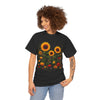 Sunflowers & Wildflowers, Graphic T-Shirts for Women, Floral Shirt, Womens Short Sleeve, Ladies Graphic Tees #5154TTS