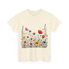 Wildflowers, Graphic T-Shirts for Women, Floral Shirt, Womens Short Sleeve, Ladies Graphic Tees #5109TTS