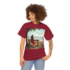 Have You Forgiven Your Ex?  Woman on Bench Looking at Waves, Forgiving T-Shirt, Forgiveness, Relationship Healing Top #5002STS