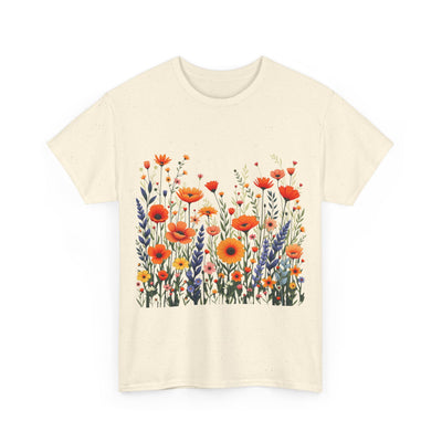 Wildflowers, Graphic T-Shirts for Women, Floral Shirt, Womens Short Sleeve, Ladies Graphic Tees #5105TTS