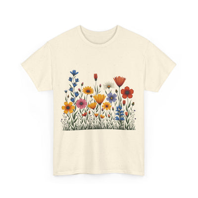 Wildflowers, Graphic T-Shirts for Women, Floral Shirt, Womens Short Sleeve, Ladies Graphic Tees #5116TTS