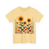 Sunflowers & Wildflowers, Graphic T-Shirts for Women, Floral Shirt, Womens Short Sleeve, Ladies Graphic Tees #5154TTS