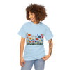 Wildflowers, Graphic T-Shirts for Women, Floral Shirt, Womens Short Sleeve, Ladies Graphic Tees #5112TTS