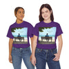 Have You Forgiven Your Ex?  Man on Bench Looking at Waves, Forgiving T-Shirt, Forgiveness, Relationship Healing Top #5005STS
