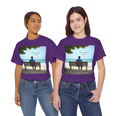 Have You Forgiven Your Ex?Man on Bench Looking at Waves, Forgiving T-Shirt, Forgiveness, Relationship Healing Top #5005STS