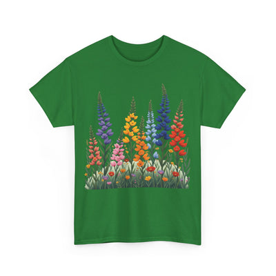 Wildflowers, Graphic T-Shirts for Women, Floral Shirt, Womens Short Sleeve, Ladies Graphic Tees #5120TTS