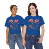 Wildflowers and Pink Roses, Graphic T-Shirts for Women, Floral Shirt, Womens Short Sleeve, Ladies Graphic Tees #5015TTS