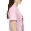 Wildflowers and Pink Roses, Graphic T-Shirts for Women, Floral Shirt, Womens Short Sleeve, Ladies Graphic Tees #5015TTS
