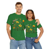 Wildflowers and a Yellow Rose, Graphic T-Shirts for Women, Floral Shirt, Womens Short Sleeve, Ladies Graphic Tees #5009TTS