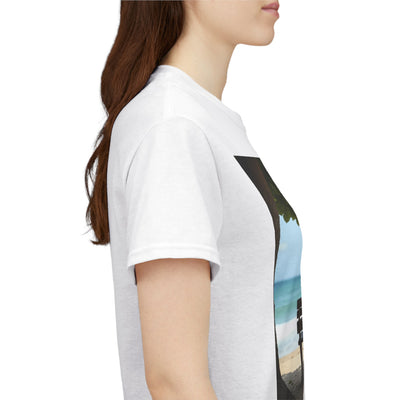 Have You Forgiven Your Ex?Man on Bench Looking at Waves, Forgiving T-Shirt, Forgiveness, Relationship Healing Top #5005STS